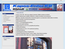 Tablet Screenshot of kapos-enter.hu